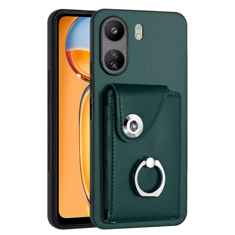 Organ Card Bag Ring Holder PU Phone Case, For Xiaomi Redmi A3 4G, For Xiaomi Redmi Note 13 Pro 4G Global, For Xiaomi Redmi Note 13 4G Global, For Xiaomi Redmi 13C 5G / Redmi 13R, For Xiaomi Redmi 13C 4G / Poco C65, For Xiaomi Redmi Note 13 5G Global   ...