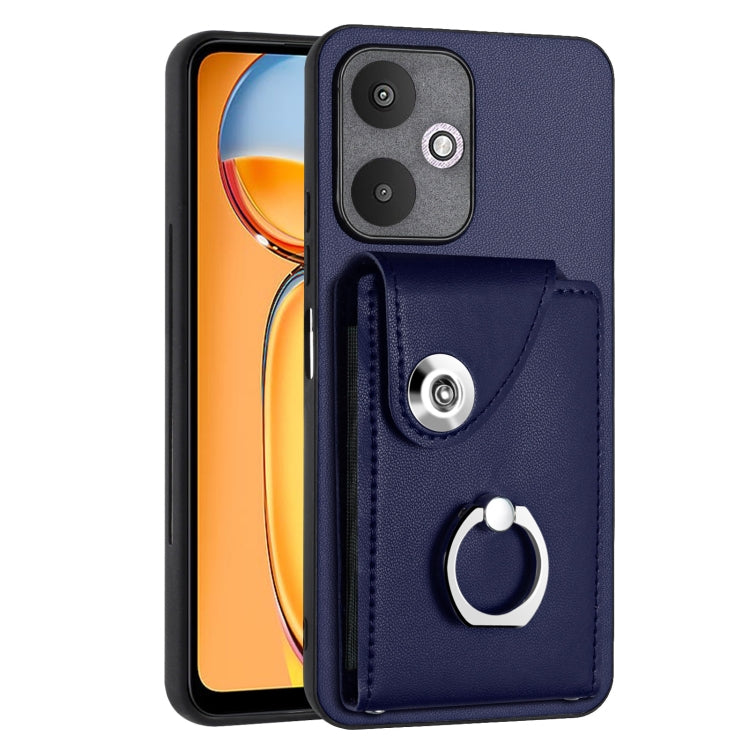 Organ Card Bag Ring Holder PU Phone Case, For Xiaomi Redmi A3 4G, For Xiaomi Redmi Note 13 Pro 4G Global, For Xiaomi Redmi Note 13 4G Global, For Xiaomi Redmi 13C 5G / Redmi 13R, For Xiaomi Redmi 13C 4G / Poco C65, For Xiaomi Redmi Note 13 5G Global   ...