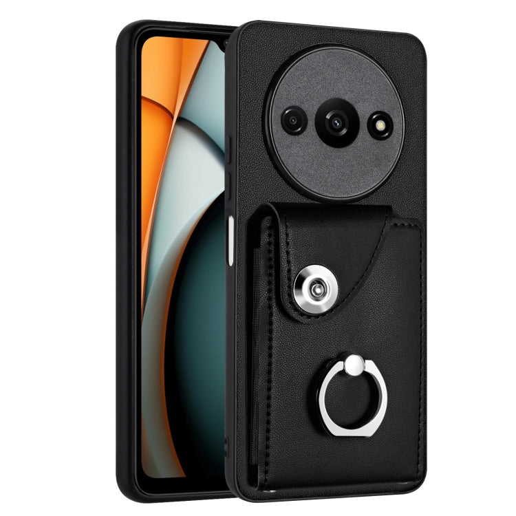 Organ Card Bag Ring Holder PU Phone Case, For Xiaomi Redmi A3 4G, For Xiaomi Redmi Note 13 Pro 4G Global, For Xiaomi Redmi Note 13 4G Global, For Xiaomi Redmi 13C 5G / Redmi 13R, For Xiaomi Redmi 13C 4G / Poco C65, For Xiaomi Redmi Note 13 5G Global   ...