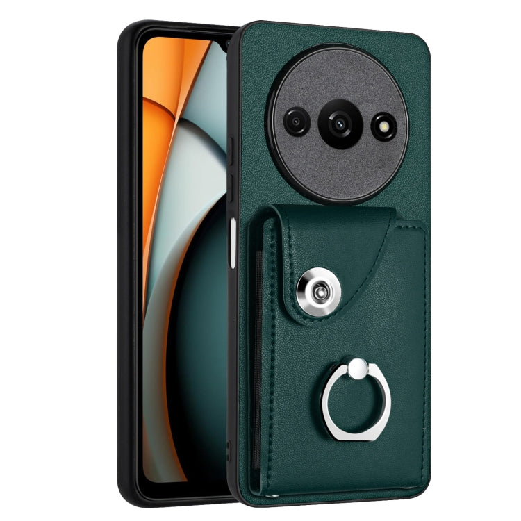 Organ Card Bag Ring Holder PU Phone Case, For Xiaomi Redmi A3 4G, For Xiaomi Redmi Note 13 Pro 4G Global, For Xiaomi Redmi Note 13 4G Global, For Xiaomi Redmi 13C 5G / Redmi 13R, For Xiaomi Redmi 13C 4G / Poco C65, For Xiaomi Redmi Note 13 5G Global   ...
