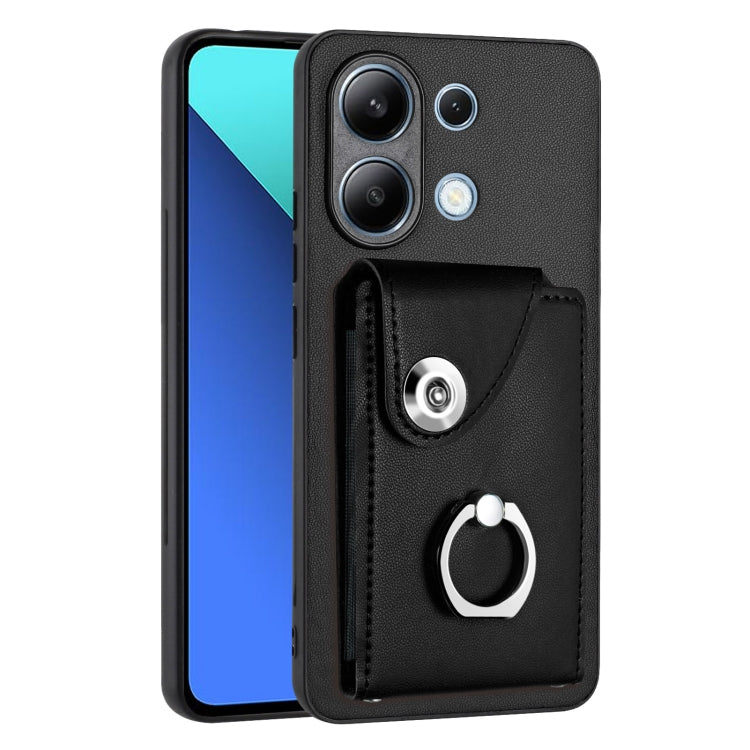 Organ Card Bag Ring Holder PU Phone Case, For Xiaomi Redmi A3 4G, For Xiaomi Redmi Note 13 Pro 4G Global, For Xiaomi Redmi Note 13 4G Global, For Xiaomi Redmi 13C 5G / Redmi 13R, For Xiaomi Redmi 13C 4G / Poco C65, For Xiaomi Redmi Note 13 5G Global   ...