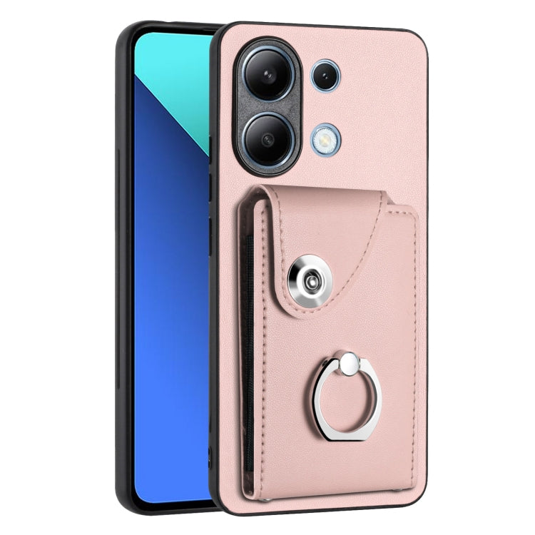 Organ Card Bag Ring Holder PU Phone Case, For Xiaomi Redmi A3 4G, For Xiaomi Redmi Note 13 Pro 4G Global, For Xiaomi Redmi Note 13 4G Global, For Xiaomi Redmi 13C 5G / Redmi 13R, For Xiaomi Redmi 13C 4G / Poco C65, For Xiaomi Redmi Note 13 5G Global   ...