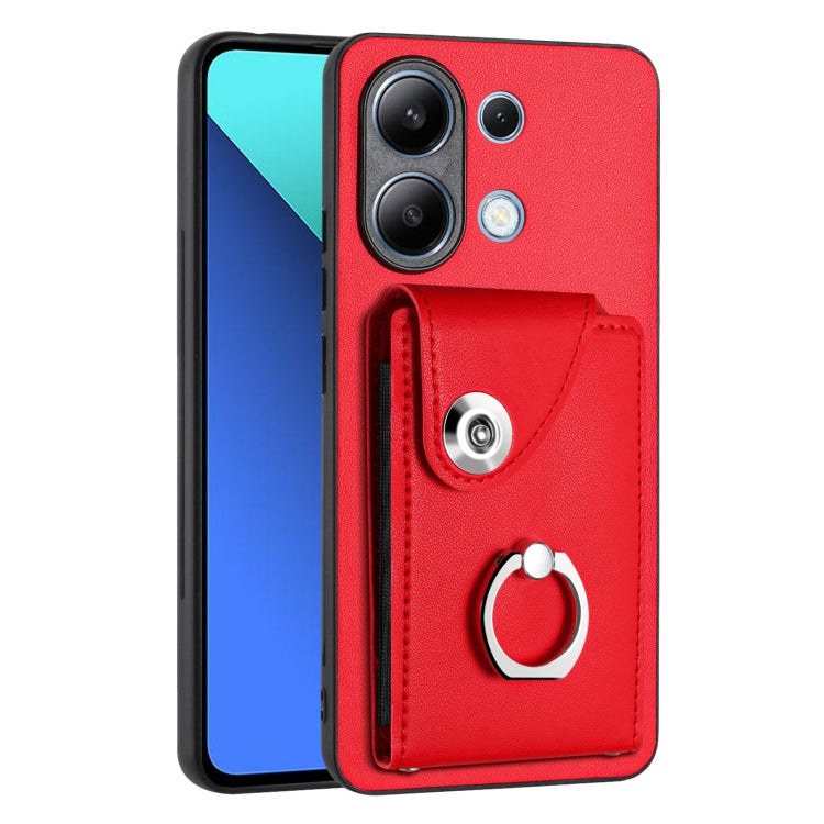 Organ Card Bag Ring Holder PU Phone Case, For Xiaomi Redmi A3 4G, For Xiaomi Redmi Note 13 Pro 4G Global, For Xiaomi Redmi Note 13 4G Global, For Xiaomi Redmi 13C 5G / Redmi 13R, For Xiaomi Redmi 13C 4G / Poco C65, For Xiaomi Redmi Note 13 5G Global   ...