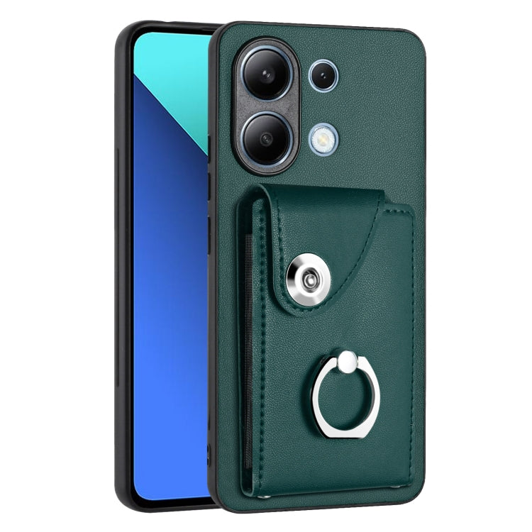 Organ Card Bag Ring Holder PU Phone Case, For Xiaomi Redmi A3 4G, For Xiaomi Redmi Note 13 Pro 4G Global, For Xiaomi Redmi Note 13 4G Global, For Xiaomi Redmi 13C 5G / Redmi 13R, For Xiaomi Redmi 13C 4G / Poco C65, For Xiaomi Redmi Note 13 5G Global   ...