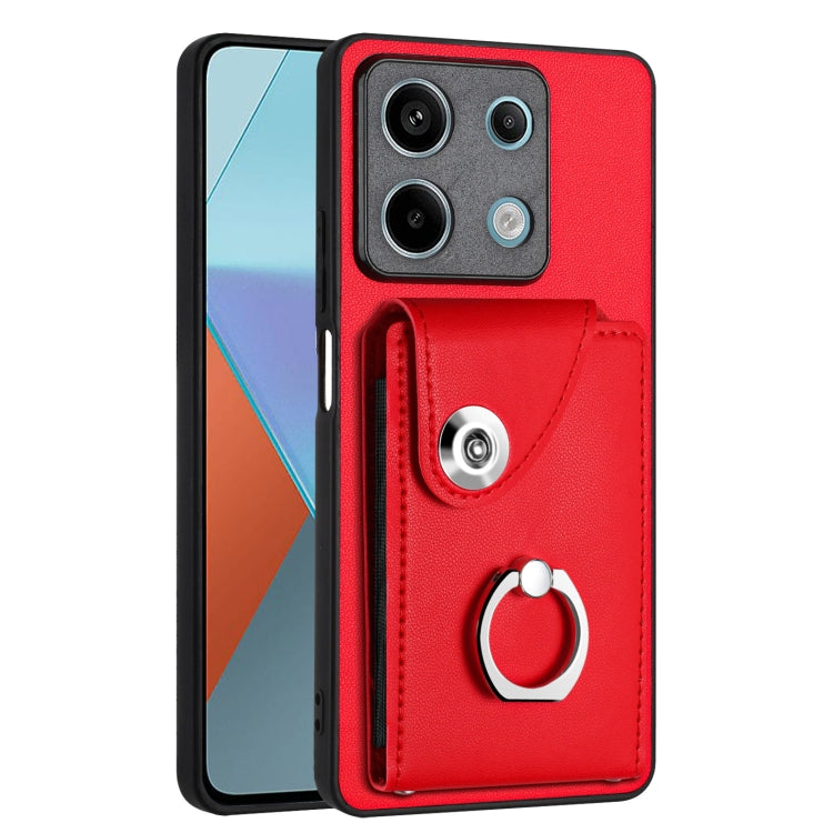 Organ Card Bag Ring Holder PU Phone Case, For Xiaomi Redmi A3 4G, For Xiaomi Redmi Note 13 Pro 4G Global, For Xiaomi Redmi Note 13 4G Global, For Xiaomi Redmi 13C 5G / Redmi 13R, For Xiaomi Redmi 13C 4G / Poco C65, For Xiaomi Redmi Note 13 5G Global   ...