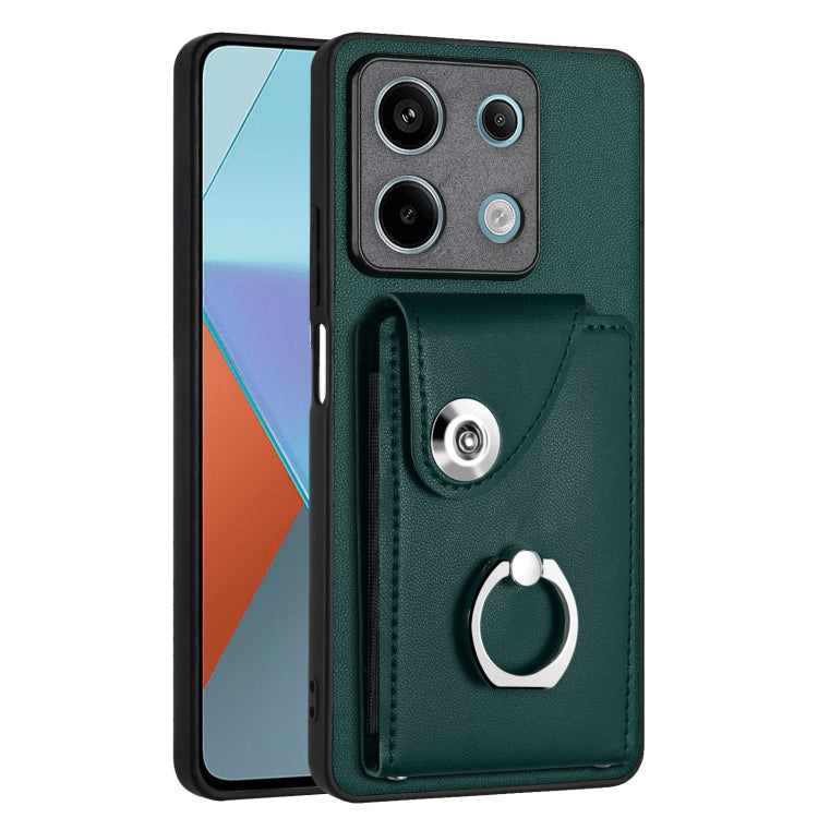 Organ Card Bag Ring Holder PU Phone Case, For Xiaomi Redmi A3 4G, For Xiaomi Redmi Note 13 Pro 4G Global, For Xiaomi Redmi Note 13 4G Global, For Xiaomi Redmi 13C 5G / Redmi 13R, For Xiaomi Redmi 13C 4G / Poco C65, For Xiaomi Redmi Note 13 5G Global   ...