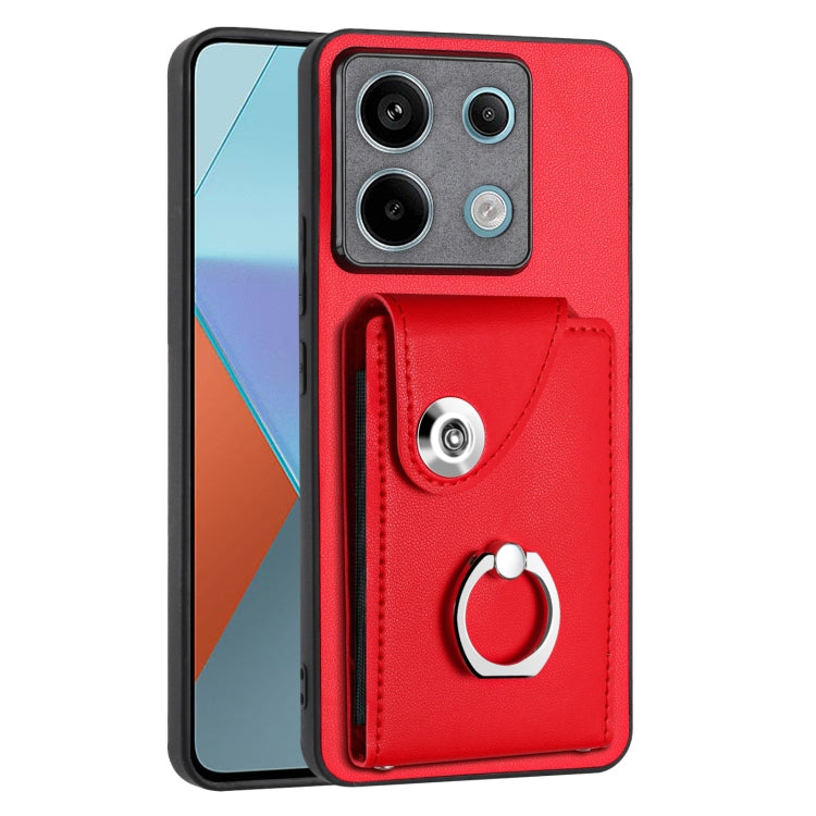 Organ Card Bag Ring Holder PU Phone Case, For Xiaomi Redmi A3 4G, For Xiaomi Redmi Note 13 Pro 4G Global, For Xiaomi Redmi Note 13 4G Global, For Xiaomi Redmi 13C 5G / Redmi 13R, For Xiaomi Redmi 13C 4G / Poco C65, For Xiaomi Redmi Note 13 5G Global   ...