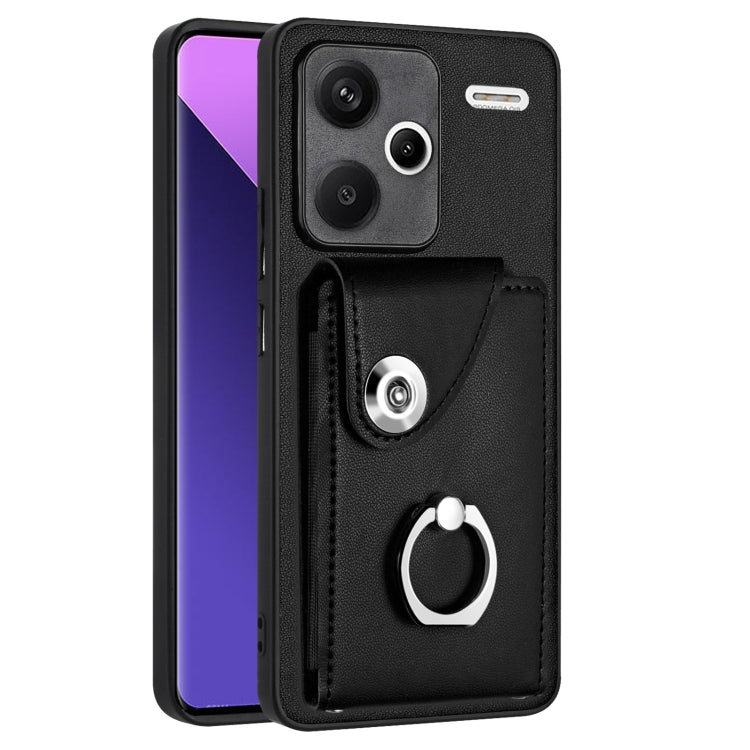 Organ Card Bag Ring Holder PU Phone Case, For Xiaomi Redmi A3 4G, For Xiaomi Redmi Note 13 Pro 4G Global, For Xiaomi Redmi Note 13 4G Global, For Xiaomi Redmi 13C 5G / Redmi 13R, For Xiaomi Redmi 13C 4G / Poco C65, For Xiaomi Redmi Note 13 5G Global   ...