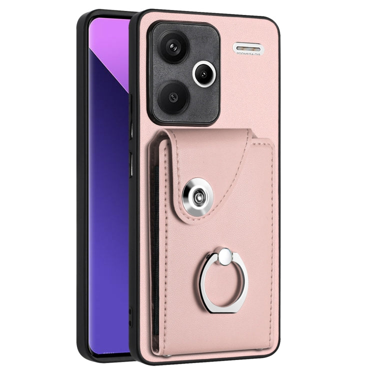 Organ Card Bag Ring Holder PU Phone Case, For Xiaomi Redmi A3 4G, For Xiaomi Redmi Note 13 Pro 4G Global, For Xiaomi Redmi Note 13 4G Global, For Xiaomi Redmi 13C 5G / Redmi 13R, For Xiaomi Redmi 13C 4G / Poco C65, For Xiaomi Redmi Note 13 5G Global   ...