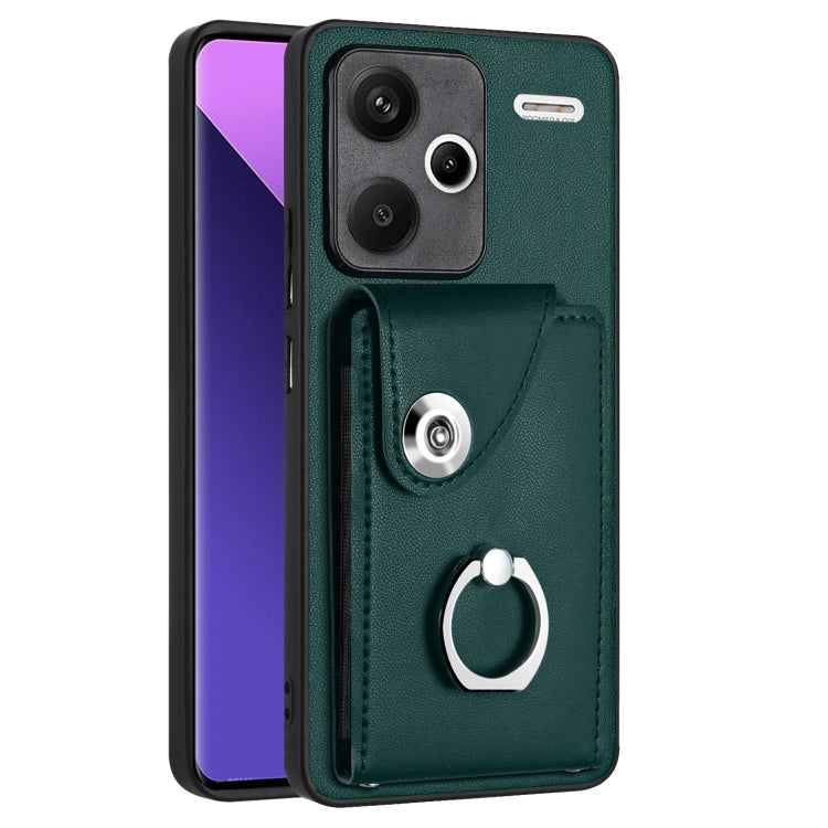 Organ Card Bag Ring Holder PU Phone Case, For Xiaomi Redmi A3 4G, For Xiaomi Redmi Note 13 Pro 4G Global, For Xiaomi Redmi Note 13 4G Global, For Xiaomi Redmi 13C 5G / Redmi 13R, For Xiaomi Redmi 13C 4G / Poco C65, For Xiaomi Redmi Note 13 5G Global   ...
