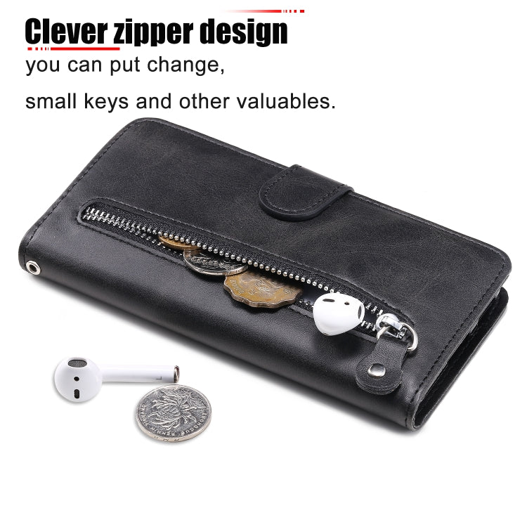 Fashion Calf Texture Zipper Horizontal Flip Leather Case with Holder & Card Slots & Wallet, For Samsung Galaxy A21s, For Samsung Galaxy A31, For Samsung Galaxy A51 5G, For Samsung Galaxy A71 5G, For Samsung Galaxy M30s, For Samsung Galaxy M31