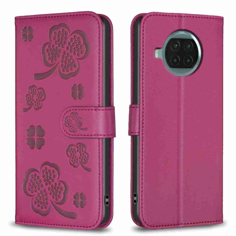 Four-leaf Embossed Leather Phone Case, For Xiaomi Mi 11 Lite, For Xiaomi Redmi Note 10 4G / 10S, For Xiaomi Redmi Note 10 Pro, For Xiaomi Poco M3, For Xiaomi Redmi K30S, For Xiaomi Mi 10T Lite, For Xiaomi Poco X3, For Xiaomi Redmi 9A