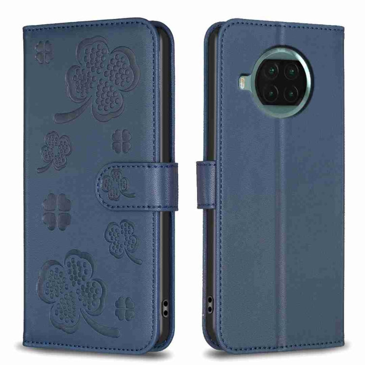 Four-leaf Embossed Leather Phone Case, For Xiaomi Mi 11 Lite, For Xiaomi Redmi Note 10 4G / 10S, For Xiaomi Redmi Note 10 Pro, For Xiaomi Poco M3, For Xiaomi Redmi K30S, For Xiaomi Mi 10T Lite, For Xiaomi Poco X3, For Xiaomi Redmi 9A
