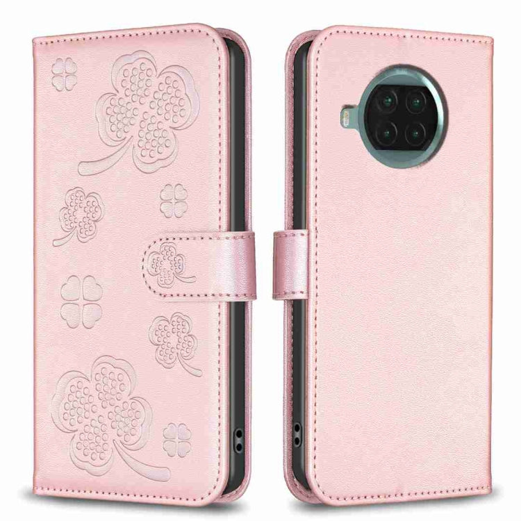 Four-leaf Embossed Leather Phone Case, For Xiaomi Mi 11 Lite, For Xiaomi Redmi Note 10 4G / 10S, For Xiaomi Redmi Note 10 Pro, For Xiaomi Poco M3, For Xiaomi Redmi K30S, For Xiaomi Mi 10T Lite, For Xiaomi Poco X3, For Xiaomi Redmi 9A