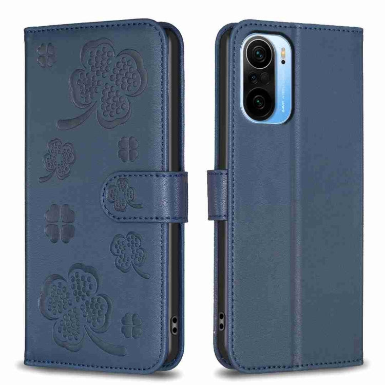 Four-leaf Embossed Leather Phone Case, For Xiaomi Redmi 10 5G / Note 11E, For Xiaomi Redmi 9C / 10A, For Xiaomi Redmi 10C, For Xiaomi Mi 11i / Poco F3, For Xiaomi Redmi 10 / Note 11 4G, For Xiaomi Redmi Note 11 Pro Global, For Xiaomi 11T / 11T Pro     ...