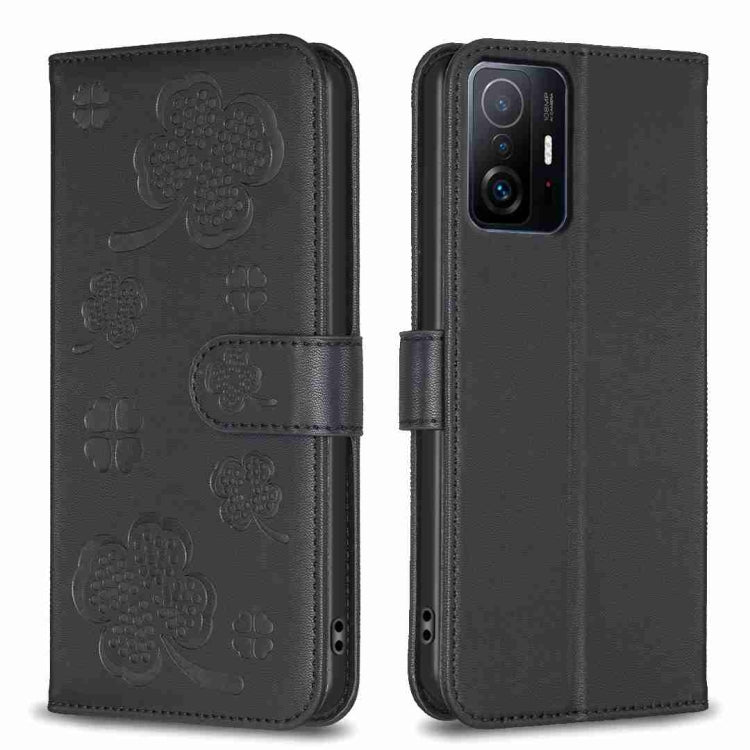 Four-leaf Embossed Leather Phone Case, For Xiaomi Redmi 10 5G / Note 11E, For Xiaomi Redmi 9C / 10A, For Xiaomi Redmi 10C, For Xiaomi Mi 11i / Poco F3, For Xiaomi Redmi 10 / Note 11 4G, For Xiaomi Redmi Note 11 Pro Global, For Xiaomi 11T / 11T Pro     ...