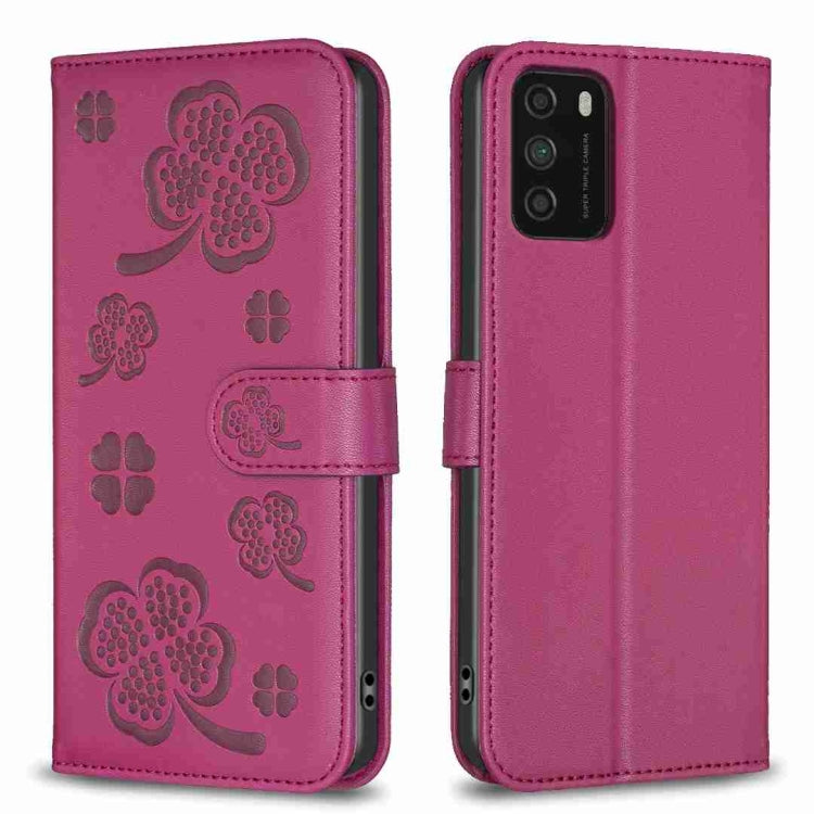 Four-leaf Embossed Leather Phone Case, For Xiaomi Mi 11 Lite, For Xiaomi Redmi Note 10 4G / 10S, For Xiaomi Redmi Note 10 Pro, For Xiaomi Poco M3, For Xiaomi Redmi K30S, For Xiaomi Mi 10T Lite, For Xiaomi Poco X3, For Xiaomi Redmi 9A