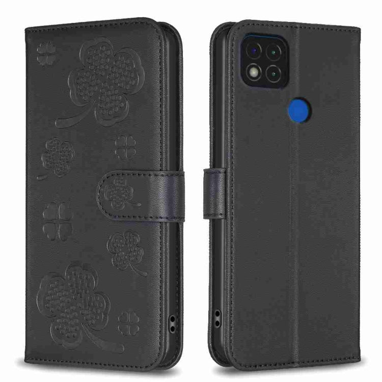 Four-leaf Embossed Leather Phone Case, For Xiaomi Redmi 10 5G / Note 11E, For Xiaomi Redmi 9C / 10A, For Xiaomi Redmi 10C, For Xiaomi Mi 11i / Poco F3, For Xiaomi Redmi 10 / Note 11 4G, For Xiaomi Redmi Note 11 Pro Global, For Xiaomi 11T / 11T Pro     ...