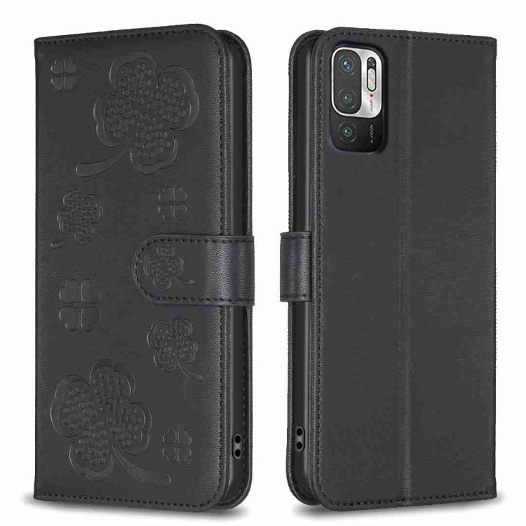 Four-leaf Embossed Leather Phone Case, For Xiaomi Redmi 10 5G / Note 11E, For Xiaomi Redmi 9C / 10A, For Xiaomi Redmi 10C, For Xiaomi Mi 11i / Poco F3, For Xiaomi Redmi 10 / Note 11 4G, For Xiaomi Redmi Note 11 Pro Global, For Xiaomi 11T / 11T Pro     ...