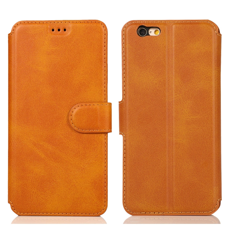 Calf Texture Magnetic Buckle Horizontal Flip Leather Case with Holder & Card Slots & Wallet & Photo Frame, For iPhone 6 / 6s, For iPhone 7 / 8, For iPhone 7 Plus / 8 Plus, For iPhone X / XS, For iPhone XR, For iPhone XS Max, For iPhone 12 mini         ...