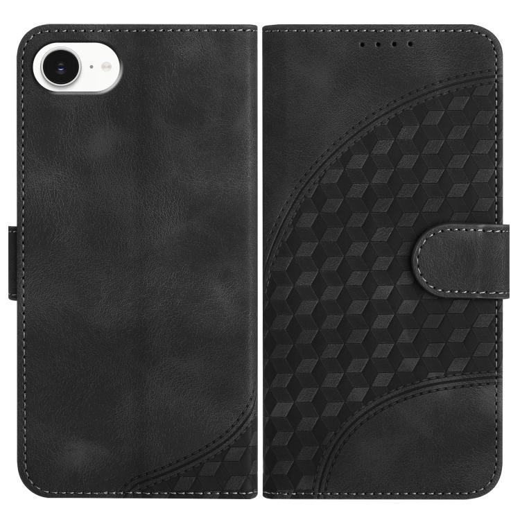 YX0060 Elephant Head Embossed Phone Leather Case with Lanyard, For iPhone 18 Pro / 17 Pro, For iPhone 18 Pro Max / 17 Pro Max, For iPhone 17e / 16e, For iPhone 17, For iPhone Air, For iPhone 16 Pro Max