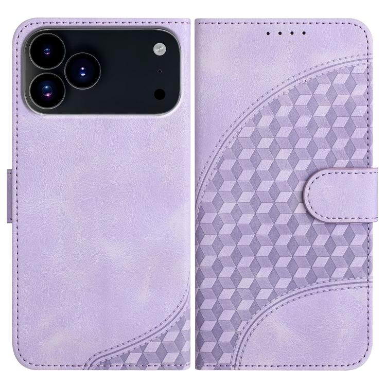YX0060 Elephant Head Embossed Phone Leather Case with Lanyard, For iPhone 18 Pro / 17 Pro, For iPhone 18 Pro Max / 17 Pro Max, For iPhone 17e / 16e, For iPhone 17, For iPhone Air, For iPhone 16 Pro Max