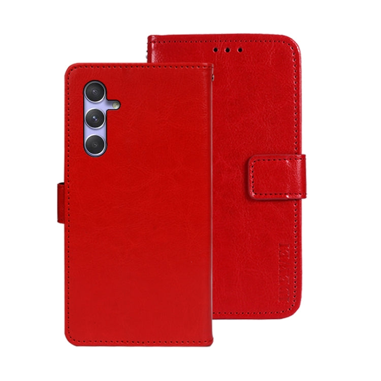 idewei Crazy Horse Texture Leather Phone Case, For Samsung Galaxy A05 4G, For Samsung Galaxy A05s 4G, For Samsung Galaxy M34 5G / F34 5G, For Samsung Galaxy A25 5G, For Samsung Galaxy S23 FE 5G