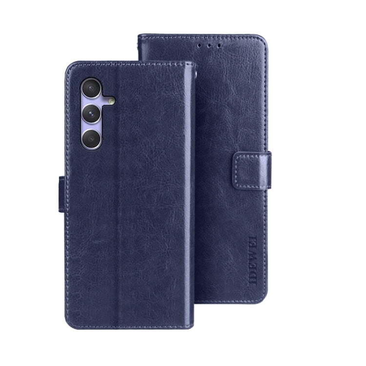 idewei Crazy Horse Texture Leather Phone Case, For Samsung Galaxy A05 4G, For Samsung Galaxy A05s 4G, For Samsung Galaxy M34 5G / F34 5G, For Samsung Galaxy A25 5G, For Samsung Galaxy S23 FE 5G
