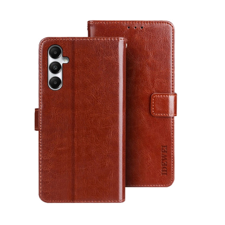 idewei Crazy Horse Texture Leather Phone Case, For Samsung Galaxy A05 4G, For Samsung Galaxy A05s 4G, For Samsung Galaxy M34 5G / F34 5G, For Samsung Galaxy A25 5G, For Samsung Galaxy S23 FE 5G