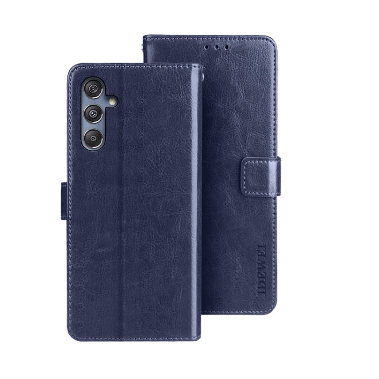 idewei Crazy Horse Texture Leather Phone Case, For Samsung Galaxy A05 4G, For Samsung Galaxy A05s 4G, For Samsung Galaxy M34 5G / F34 5G, For Samsung Galaxy A25 5G, For Samsung Galaxy S23 FE 5G