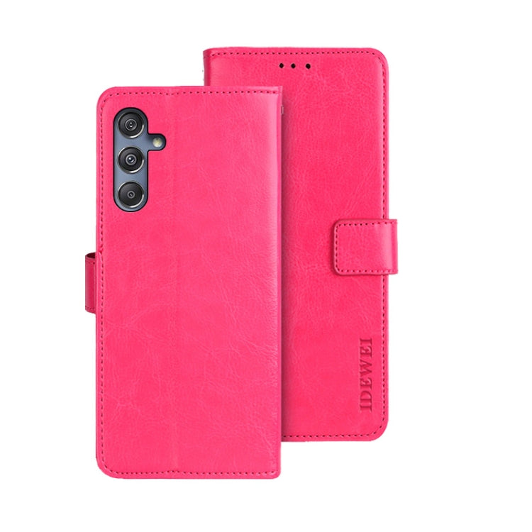idewei Crazy Horse Texture Leather Phone Case, For Samsung Galaxy A05 4G, For Samsung Galaxy A05s 4G, For Samsung Galaxy M34 5G / F34 5G, For Samsung Galaxy A25 5G, For Samsung Galaxy S23 FE 5G