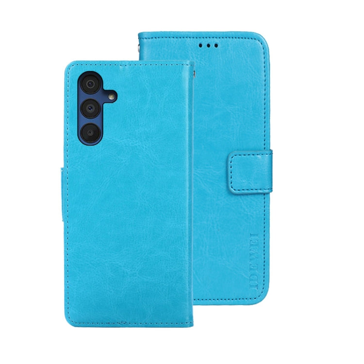 idewei Crazy Horse Texture Leather Phone Case, For Samsung Galaxy A15 5G, For Samsung Galaxy A55 5G, For Samsung Galaxy A35 5G, For Samsung Galaxy S24 Ultra 5G, For Samsung Galaxy S24+ 5G, For Samsung Galaxy S24 5G