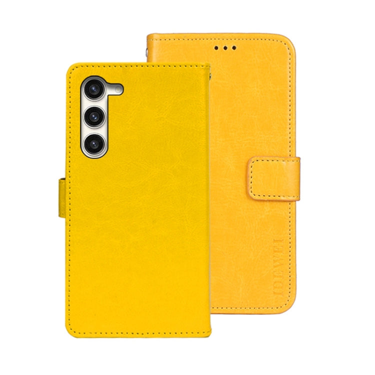 idewei Crazy Horse Texture Leather Phone Case, For Samsung Galaxy A15 5G, For Samsung Galaxy A55 5G, For Samsung Galaxy A35 5G, For Samsung Galaxy S24 Ultra 5G, For Samsung Galaxy S24+ 5G, For Samsung Galaxy S24 5G