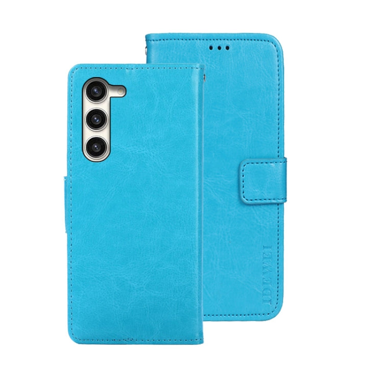 idewei Crazy Horse Texture Leather Phone Case, For Samsung Galaxy A15 5G, For Samsung Galaxy A55 5G, For Samsung Galaxy A35 5G, For Samsung Galaxy S24 Ultra 5G, For Samsung Galaxy S24+ 5G, For Samsung Galaxy S24 5G