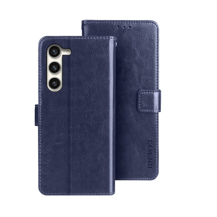 idewei Crazy Horse Texture Leather Phone Case, For Samsung Galaxy A15 5G, For Samsung Galaxy A55 5G, For Samsung Galaxy A35 5G, For Samsung Galaxy S24 Ultra 5G, For Samsung Galaxy S24+ 5G, For Samsung Galaxy S24 5G