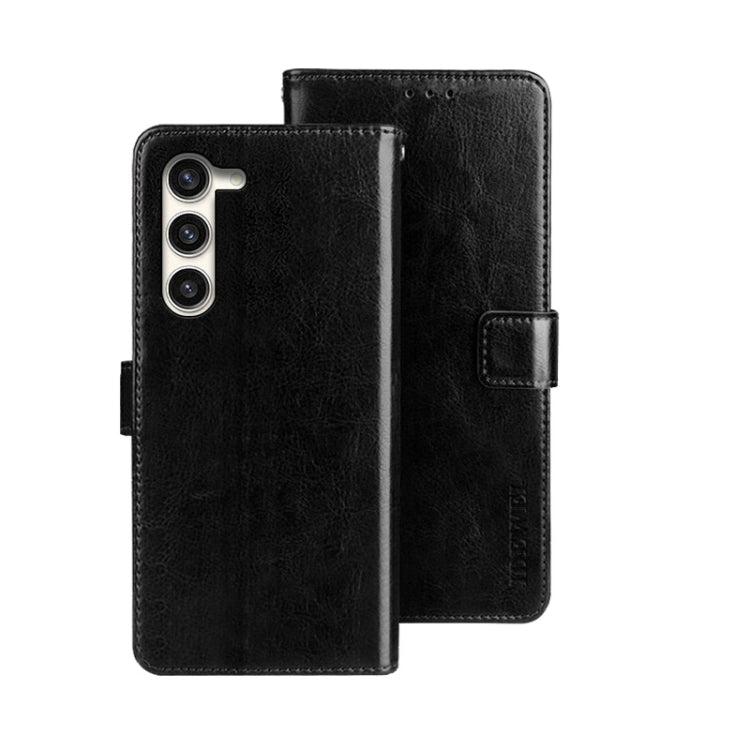 idewei Crazy Horse Texture Leather Phone Case, For Samsung Galaxy A15 5G, For Samsung Galaxy A55 5G, For Samsung Galaxy A35 5G, For Samsung Galaxy S24 Ultra 5G, For Samsung Galaxy S24+ 5G, For Samsung Galaxy S24 5G