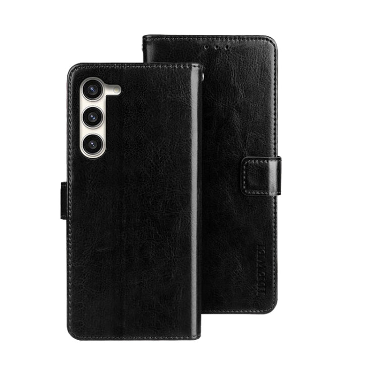 idewei Crazy Horse Texture Leather Phone Case, For Samsung Galaxy A15 5G, For Samsung Galaxy A55 5G, For Samsung Galaxy A35 5G, For Samsung Galaxy S24 Ultra 5G, For Samsung Galaxy S24+ 5G, For Samsung Galaxy S24 5G