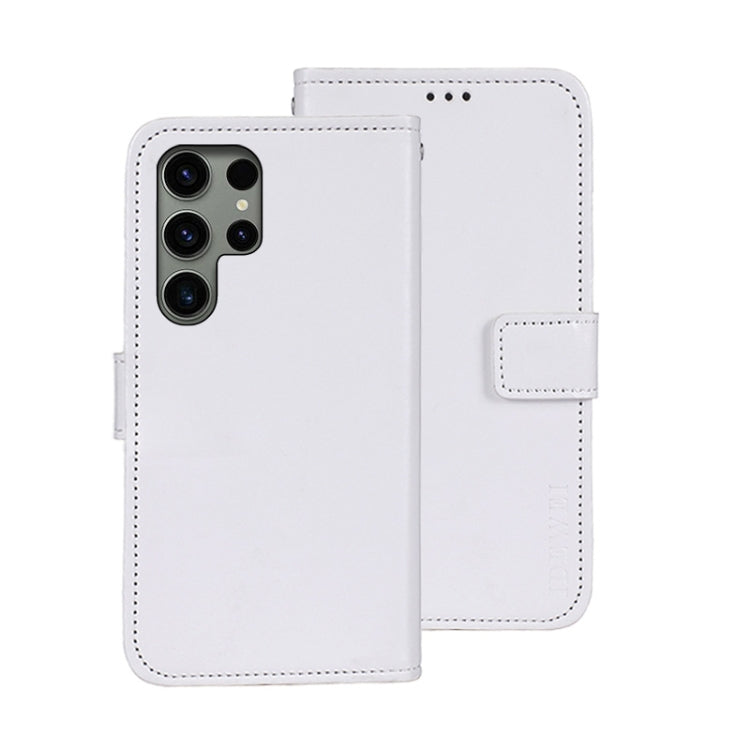 idewei Crazy Horse Texture Leather Phone Case, For Samsung Galaxy A15 5G, For Samsung Galaxy A55 5G, For Samsung Galaxy A35 5G, For Samsung Galaxy S24 Ultra 5G, For Samsung Galaxy S24+ 5G, For Samsung Galaxy S24 5G