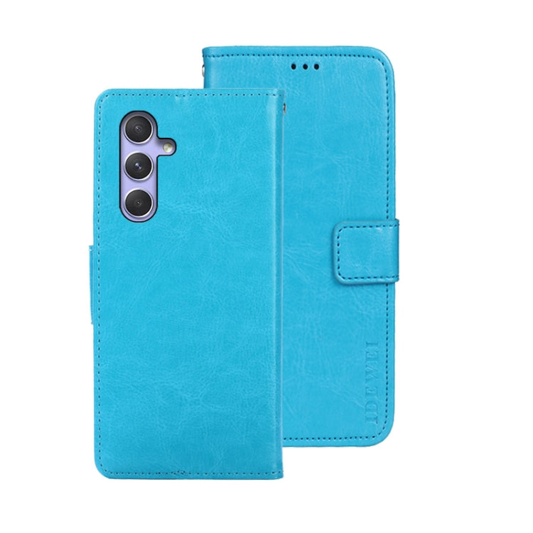 idewei Crazy Horse Texture Leather Phone Case, For Samsung Galaxy A15 5G, For Samsung Galaxy A55 5G, For Samsung Galaxy A35 5G, For Samsung Galaxy S24 Ultra 5G, For Samsung Galaxy S24+ 5G, For Samsung Galaxy S24 5G