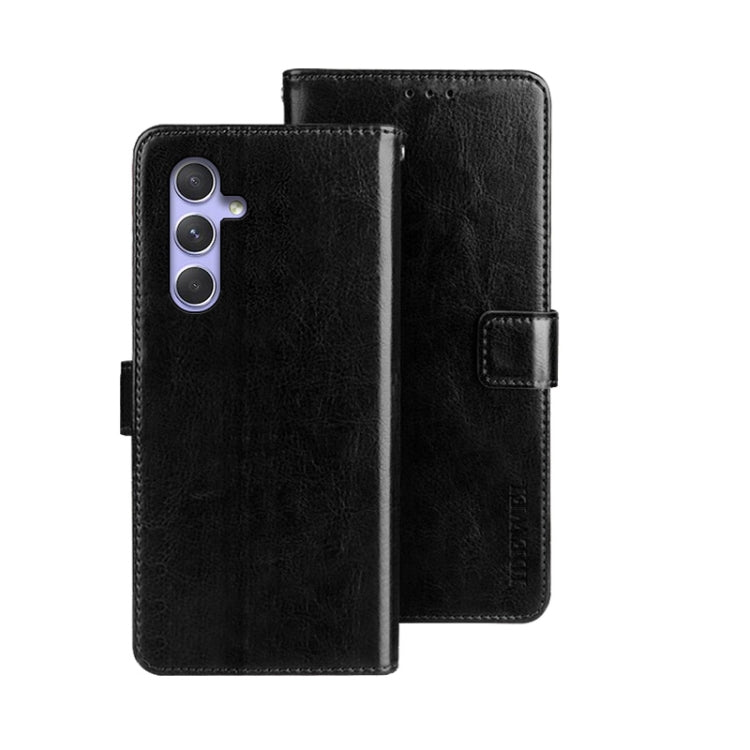 idewei Crazy Horse Texture Leather Phone Case, For Samsung Galaxy A15 5G, For Samsung Galaxy A55 5G, For Samsung Galaxy A35 5G, For Samsung Galaxy S24 Ultra 5G, For Samsung Galaxy S24+ 5G, For Samsung Galaxy S24 5G