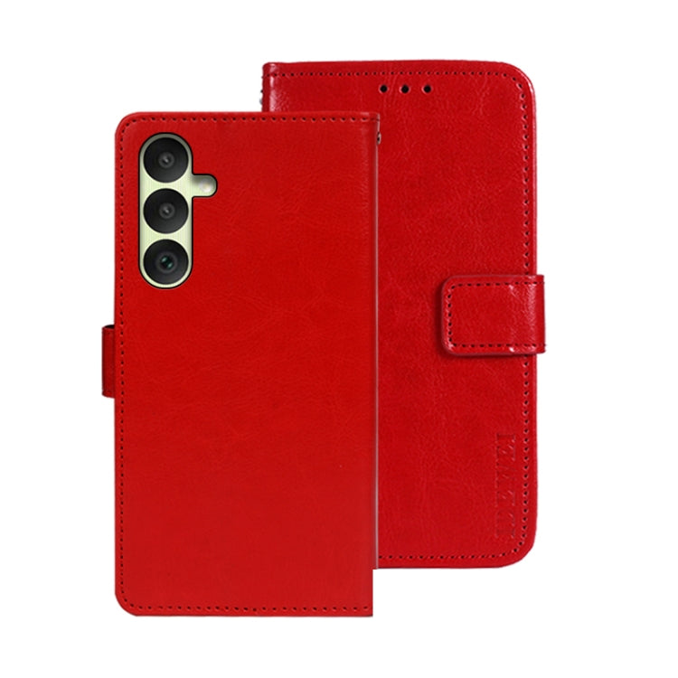 idewei Crazy Horse Texture Leather Phone Case, For Samsung Galaxy A15 5G, For Samsung Galaxy A55 5G, For Samsung Galaxy A35 5G, For Samsung Galaxy S24 Ultra 5G, For Samsung Galaxy S24+ 5G, For Samsung Galaxy S24 5G