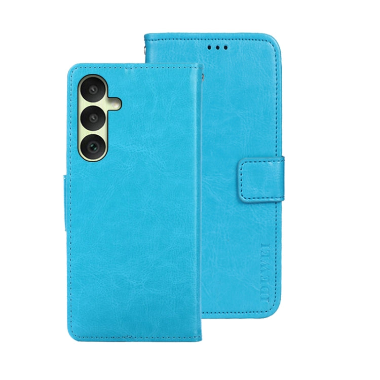 idewei Crazy Horse Texture Leather Phone Case, For Samsung Galaxy A15 5G, For Samsung Galaxy A55 5G, For Samsung Galaxy A35 5G, For Samsung Galaxy S24 Ultra 5G, For Samsung Galaxy S24+ 5G, For Samsung Galaxy S24 5G