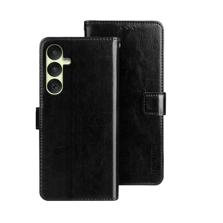 idewei Crazy Horse Texture Leather Phone Case, For Samsung Galaxy A15 5G, For Samsung Galaxy A55 5G, For Samsung Galaxy A35 5G, For Samsung Galaxy S24 Ultra 5G, For Samsung Galaxy S24+ 5G, For Samsung Galaxy S24 5G