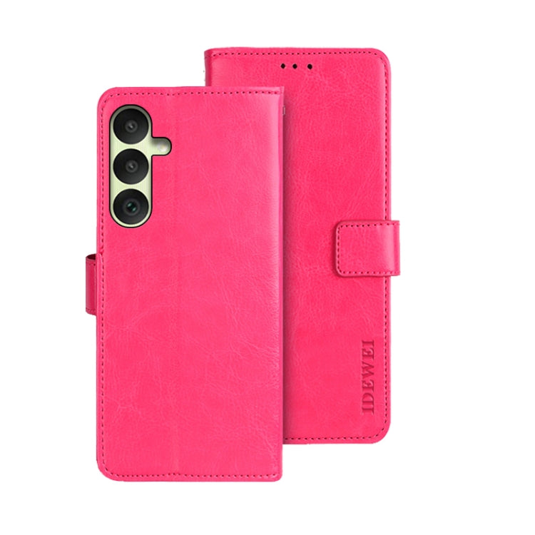 idewei Crazy Horse Texture Leather Phone Case, For Samsung Galaxy A15 5G, For Samsung Galaxy A55 5G, For Samsung Galaxy A35 5G, For Samsung Galaxy S24 Ultra 5G, For Samsung Galaxy S24+ 5G, For Samsung Galaxy S24 5G