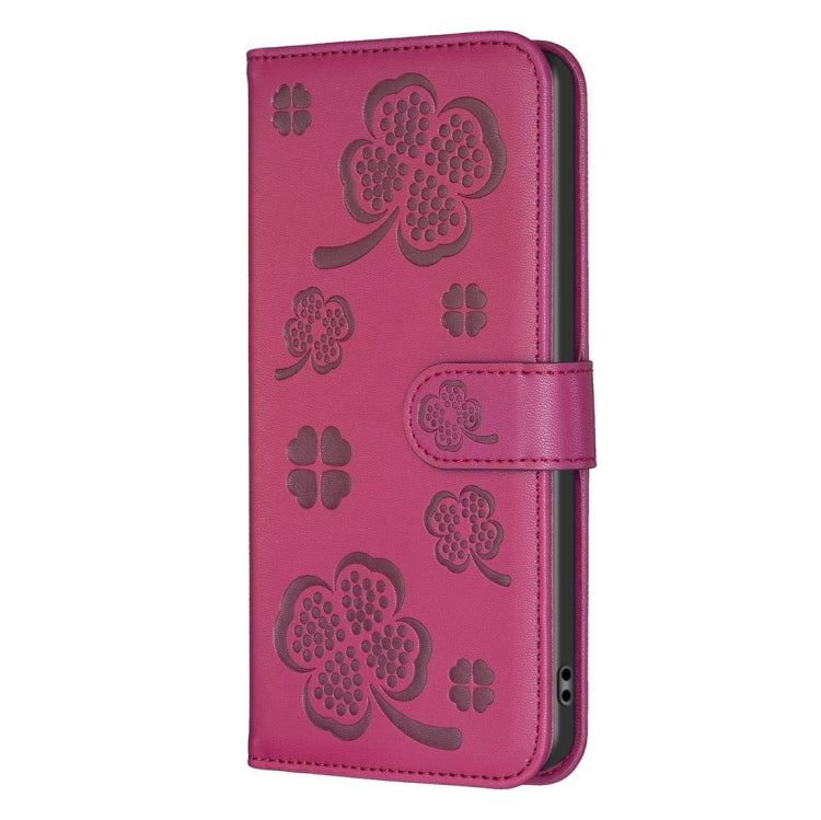 Four-leaf Embossed Leather Phone Case, For Nokia G42 / G310, For Nokia C22, For Nokia C12, For Nokia G22, For Nokia C32, For Nokia G11 / G21