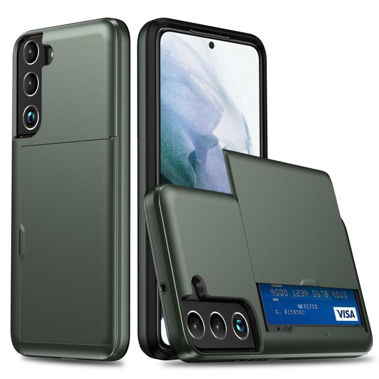 Shockproof Armor Phone Case with Card Slot, For Samsung Galaxy S25 FE 5G, For Samsung Galaxy S25 5G, For Samsung Galaxy S25+ 5G, For Samsung Galaxy S25 Ultra 5G