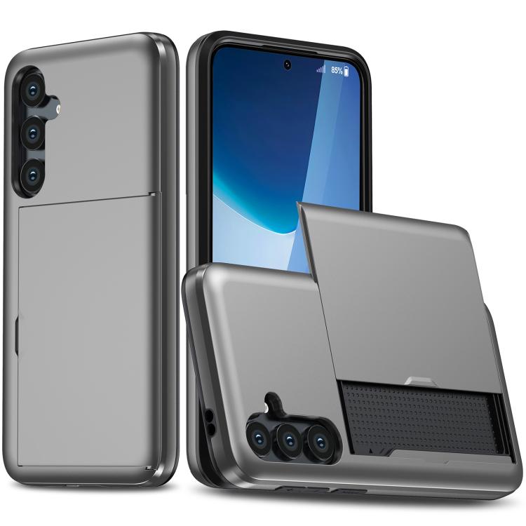 Shockproof Armor Phone Case with Card Slot, For Samsung Galaxy S25 FE 5G, For Samsung Galaxy S25 5G, For Samsung Galaxy S25+ 5G, For Samsung Galaxy S25 Ultra 5G