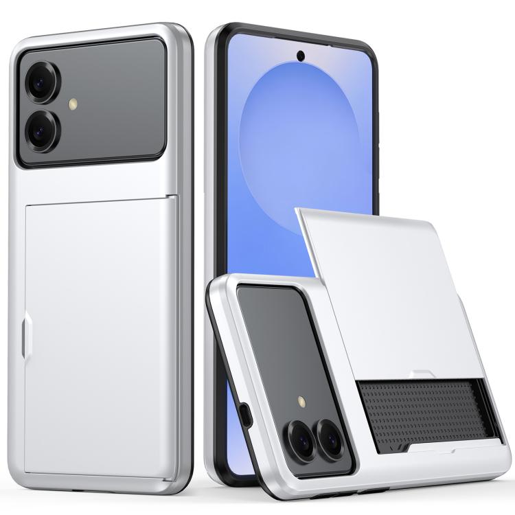 Shockproof Armor Phone Case with Card Slot, For Samsung Galaxy S26+ 5G, For Samsung Galaxy S26 Edge 5G, For Samsung Galaxy S26 Ultra 5G, For Samsung Galaxy S26 5G
