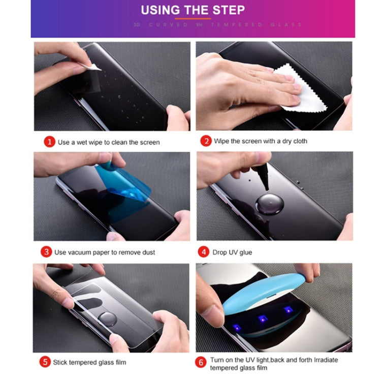 UV Liquid Curved Full Glue Tempered Glass Film, For OnePlus 12