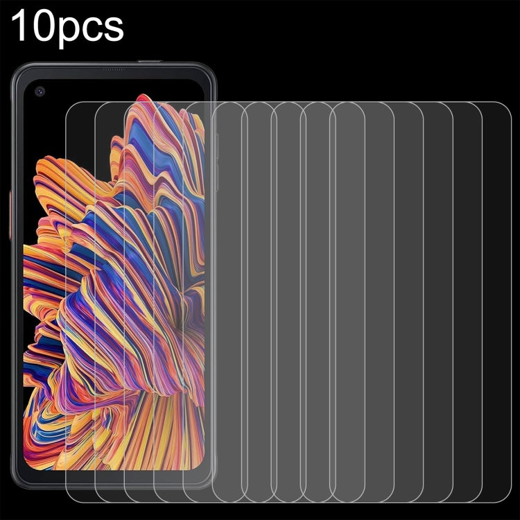 10pcs 0.18mm 9H 2.5D Tempered Glass Film, For Samsung Galaxy Quantum 5, For Samsung Galaxy Xcover 7 Pro, For Samsung Galaxy Xcover 7, For Samsung Galaxy Quantum4